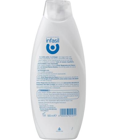  Infasil Infasil Fresh Revitalizing Shower Gel clinically tested and gentle on the skin 6 x 500ml shower gels - Buy Online on GoSupps.com