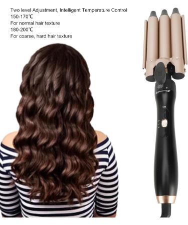 5 in 1 Curling Wand Set Multifunctional Styling Tool with LCD Display for Professional and Home Use Ceramic Coating Rose Gold - Buy Online on GoSupps.com