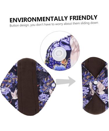 Hemoton 7pcs Organic Nursing Pads and Briefs Set - Washable Bamboo Menstrual Towel and Cotton Sanitary Pads - Buy Online on GoSupps.com