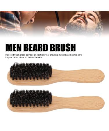 Men's Beard Brush - Gentle & Effective Beard Comb with Soft Bristles for Office Use - Buy Online on GoSupps.com