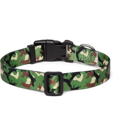 Suredoo Adjustable Nylon Dog Collar - Soft Comfort for Small & Medium Dogs (Camo Green Size S) - Buy Online on GoSupps.com