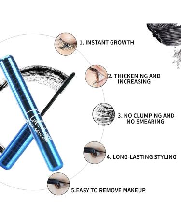 Waterproof Mascara for Fine Eyelash - Natural Thickening Mascara for Seniors with Thinning Lashes Mascara for Senior Women Over 50 with Slim Lash Brush Xiaoyaoyou - Buy Online on GoSupps.com