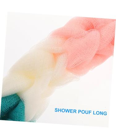 Shop Healeved 3pcs Long Bath Pouf for Men | Shower Gel & Back Scrubber | Soft Braided Loofah Sponge - Buy Online on GoSupps.com