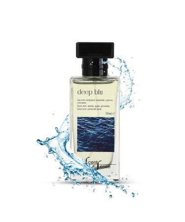 Deep Blu Perfume for men 50ML (1.7 Fl.oz) I Eau De Parfum Inspired by: Acqua Di Gio Profondo Armani | Long Lasting Perfume I Gift for men I