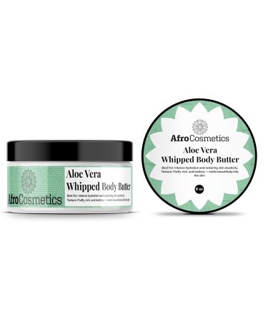 AFROCOSMETICS Aloe Vera Whipped Body Butter 8 oz
