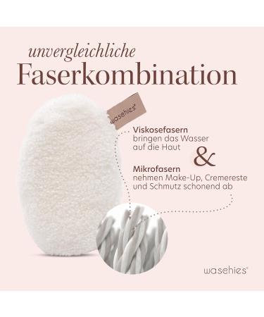 Washaben Washable Lubrication & Cleaning Pads - Reusable Hypoallergenic Skin-Friendly Supersoft Pastel Yellow Edition (6 Pack) - Pore Depth Cleaning with Water - Buy Online on GoSupps.com