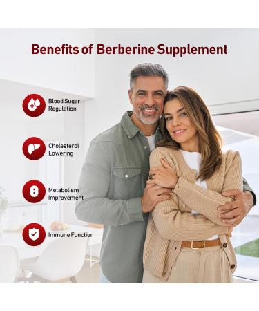 HiWell Berberine with Ceylon Cinnamon, Support Blood Sugar, Cholesterol Health & Immune*, Gluten-Free, Non-GMO & Vegan Berberine Supplement, 60 Capsules - Buy Online on GoSupps.com