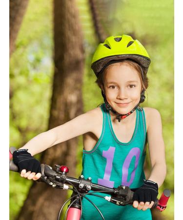 SATINIOR 3 Pairs Kids Half Fingerless Non-Slip Gel Sports Gloves for Cycling Biking - Pink/Grey/Black (5-9 Years) - Buy Online on GoSupps.com