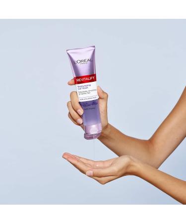 L'Oreal Paris Revitalift Replumping Gel Face Wash Cleanser With Hyaluronic Acid Suitable for Sensitive Skin 150 Ml 150 Milliliters - Buy Online on GoSupps.com