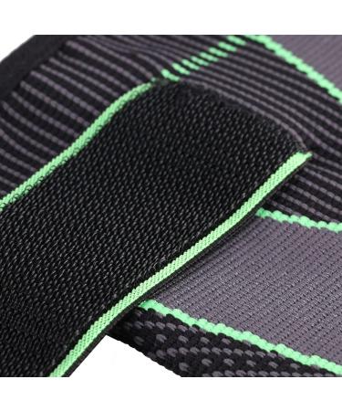 Mumian Long Compression Leg Sleeves with Knee Protection - Green (Pair) - Large - Buy Online on GoSupps.com