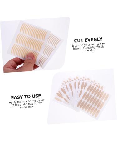 minkissy 150 Sheets Lace Double Eyelid Sticker Single Side Eyelid Decal Sticky Eyelid Strip Folding Tool Eye Makeup Supplies Accessories Medical Tape Second Generation Hooded - Buy Online on GoSupps.com