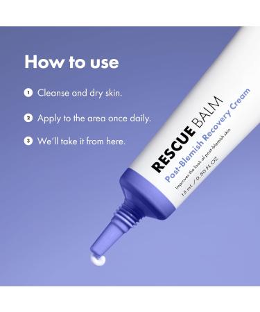 Hero Cosmetics Rescue Balm (New Formula)-The Post-Blemish Cream to Boost Hydration and Improve the Look of Post-Blemish Marks. Derm-Tested. New Formula. Won t Clog Pores. 15mL - Buy Online on GoSupps.com