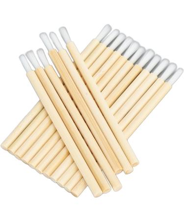 Bamboo Lip Brush Disposable Lip Wand with Bamboo Handle Miniature Applicator for Home and Women - Buy Online on GoSupps.com