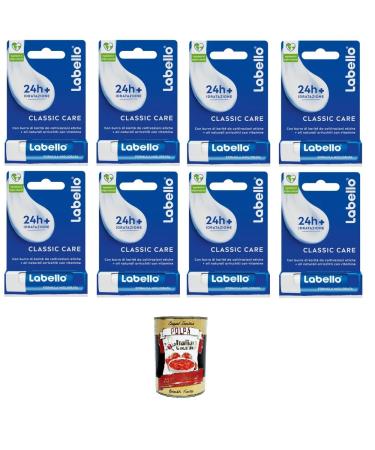 Italian Gourmet E.R. Classic Care Classic Lip Balm Melts into Lips 8x5.5g + Italian Gourmet Pulp 400g