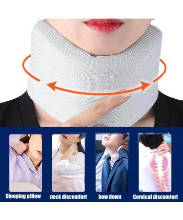 ONLYNERY Soft Neck Collar | Adjustable Sponge Neck Brace for Spinal Strain Relief | Neck Support for Sleeping & Alignment | International Shipping Available - Buy Online on GoSupps.com