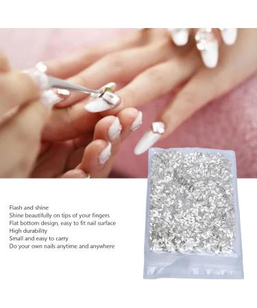 Sonew DIY Nail Art Rhinestones Mini Sparkling Transparent Nail Art Diamond Manicure Tips Decorations for Home Salon - Buy Online on GoSupps.com