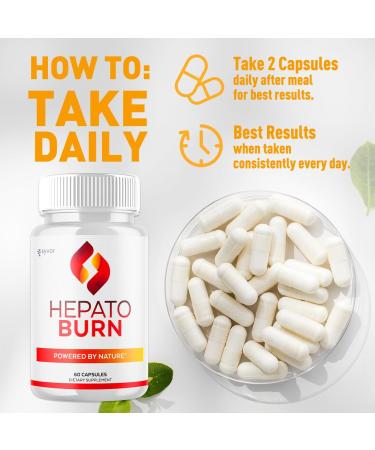 (2 Pack) Hepato Burn Capsules Official Hepato Burn Pills with All Natural Premium Ingredients Hepatoburn Energy and Fitness Vitamin Supplement Hepatoburn Lifestyle Powered by Nature (120 Capsules) - Buy Online on GoSupps.com