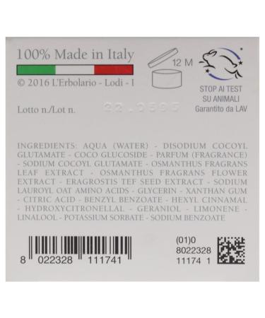 LErbolario Osmanthus Shower Gel for Unisex - 8.4 oz | Nourishing Body Wash for International Shipping - Buy Online on GoSupps.com