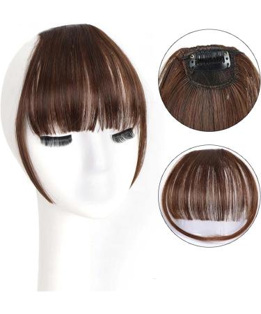 Bangs Clip in Bangs-Fake Bangs Hair Clip Dark Brown Clip on Bangs Real Human Hair Air Curtain Bangs for Women Clips Bangs Hair Extensions Fringe Curved Bangs for Women Curved Bangs for Daily Wear ( T1B/27 - Buy Online on GoSupps.com