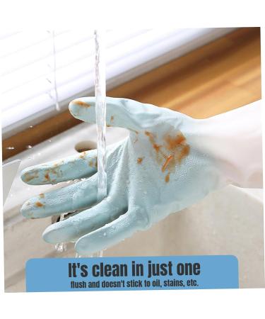 Cleaning Gloves Kitchen Gloves Reusable Dishwashing Gloves Rubber Gloves Anti Slip Household Gloves for Bathroom for Palm Width 3.6''-3.9 - Buy Online on GoSupps.com