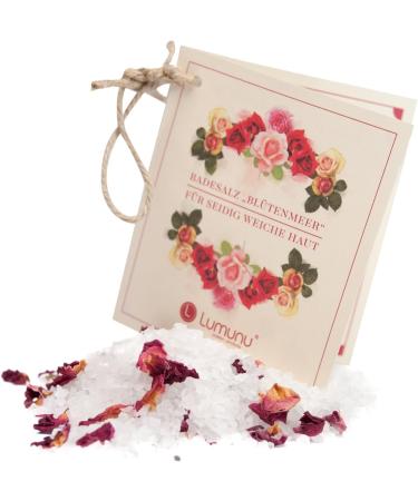 Deluxe Aroma Bathing Salt with Rose Flowers | Relaxing Mineral Rock Salt from Germany | Venize Rose 700g - Perfect for Relaxation Baths - Buy Online on GoSupps.com