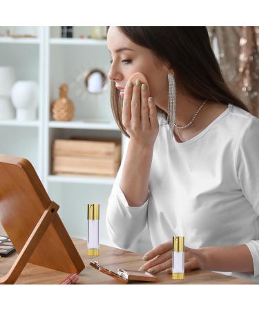 Airless Travel Bottles Set - 3Pcs 15ml/30ml/50ml Refillable Transparent Containers for Toner Lotion Serum | Portable & Sealed Travel Spray Bottles - Buy Online on GoSupps.com