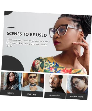 Doitool Hearing Protection Plugs & Anti-Slip Sunglasses Holder - 80 Pieces Clear Glasses Frames - Durable & Practical Accessory for Reading Glasses - International Shipping Available - Buy Online on GoSupps.com