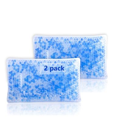 Gel Ice Packs for Injuries Reusable - (2 Packs) Hot and Cold Packs for Therapy for Swelling Bruises Surgery Pain Relief Ice Pack for Shoulder Knee Back Ankle Neck Hip Wisdom Tooth Blue - Buy Online on GoSupps.com