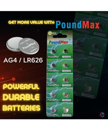 AG4 LR626 Batteries 1.5V Alkaline Button Cell - 10 Count | Fast International Shipping - Buy Online on GoSupps.com