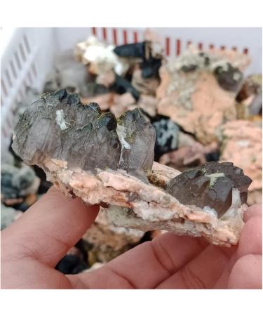 Natural Crystal Rough 100-400g Natural Citrine Brown Quartz Feldspar Crystal Cluster Wands raw Stones Points Tower Rock Specimen Decor (Color : About 400g) - Buy Online on GoSupps.com