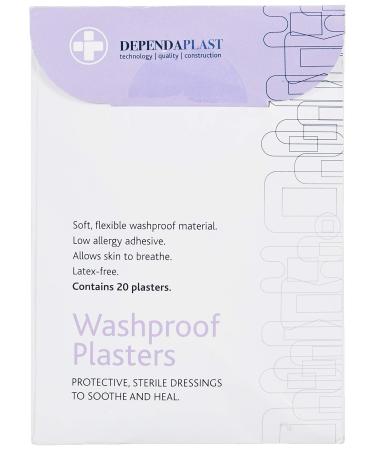 Reliance Medical Dependaplast Washproof Plasters Assorted 20 Plasters Assorted 20 Single