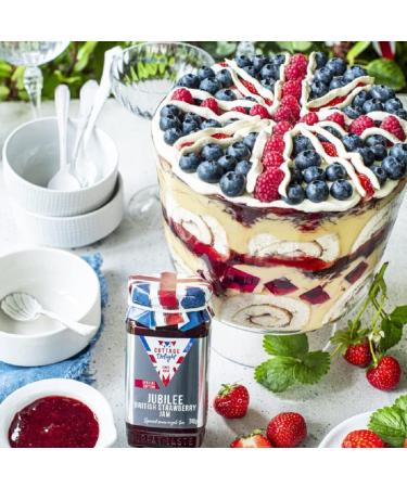 Cottage Delight - Jubilee British Strawberry Jam JB - 340g Red - Buy Online on GoSupps.com