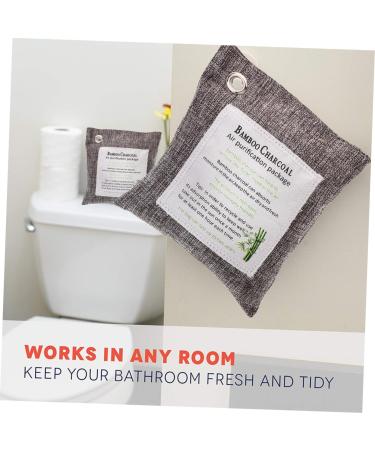 HOMSFOU 2 Pcs Bamboo Charcoal Bags - Natural Deodorizer & Odor Remover for Fresh Air | Eco-Friendly Air Freshener - International Shipping Available - Buy Online on GoSupps.com
