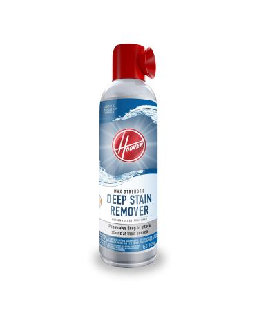Hoover Deep Stain Remover Aerosol Spray, Carpet and Upholstery Spot Cleaner, 15 oz Cleaning Solution, AH30903, White