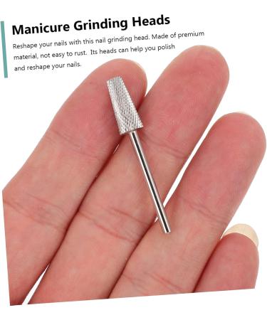 minkissy Sanding Replacement Steel Tools Acrylic Rotary Polisher Electric Bits Art Nails Head Removing Burr Polish Accessory Drill Nail Grinding Tungsten File Sander - Buy Online on GoSupps.com
