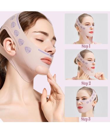 Buy Reusable V Line Mask - Breathable & Comfortable Chin Strap for Women - Pink | International Shipping Available - Buy Online on GoSupps.com