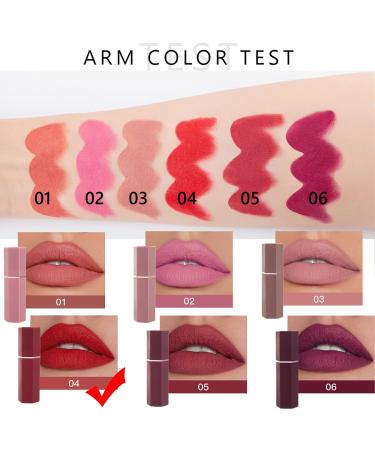 Matte Red Lipstick - Long Lasting, Waterproof, and Hydrating | High Pigmented Smooth Velvet Texture Lipstick for Women | Makeup Gift - 04 Scarlet - Buy Online on GoSupps.com