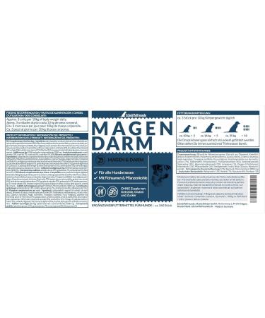 Schn ffelfreunde Magen Darm - Dog I Digestive Supplements for Dogs - Tablets for Digestive and Gastric Support - Made in Germany (300g) - Buy Online on GoSupps.com