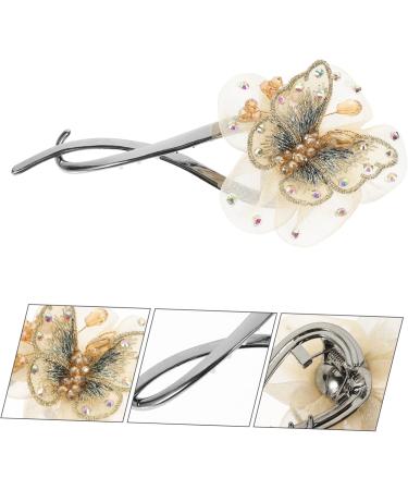 FRCOLOR Pins hair bow clip no slip hair grips flower petal hair clamps butterfly hair barrettes french hair clips bun hair clip hair pins for buns Miss rhinestone hair non-slip no - Buy Online on GoSupps.com