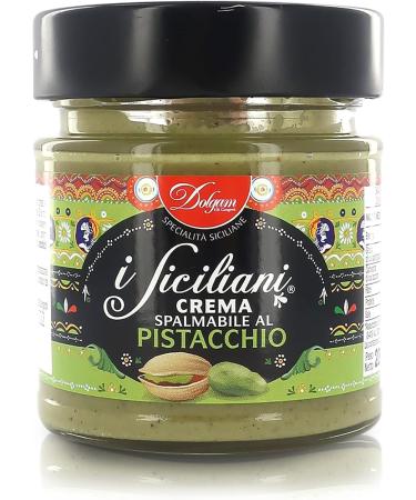 Dolgam I Siciliani Pistachio Spread Cream Pistachio Spread Cream - Palm Oil Free Gluten Free Palm Oil Free Gluten Free + Italian Gourmet Pulp - 400g (Pack of 6) - Buy Online on GoSupps.com
