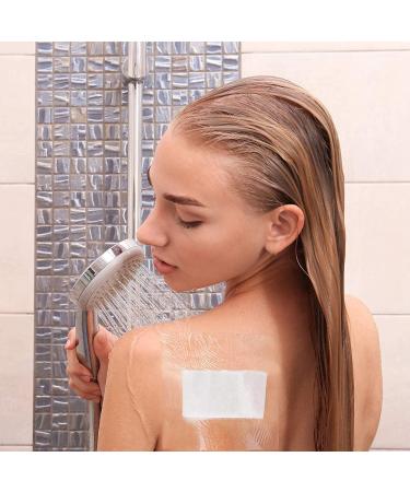 qazaa 50 Pieces Shower Waterproof Patch Disposable Transparent Stretch Bandage Shield Cover for Tattoos Swimming Showering - Buy Online on GoSupps.com