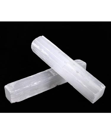 Selenite Crystal Wands | 4 Inch 20 Pack Sticks for Healing, Reiki & Energy Drawing - Buy Online on GoSupps.com