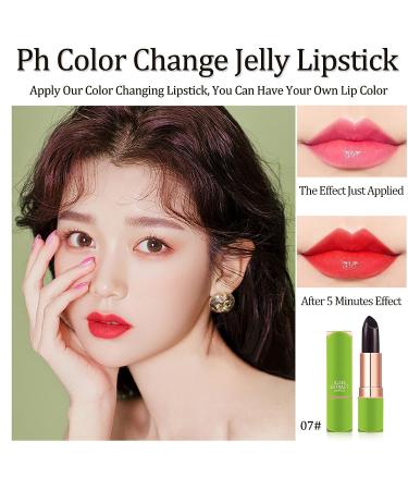 Color Changing Lipstick - Aloe Infused Waterproof Tinted Lip Balm for Long Lasting Moisturizing Care - pH Temperature Change Magic Mood Lipstick for Women - Buy Online on GoSupps.com