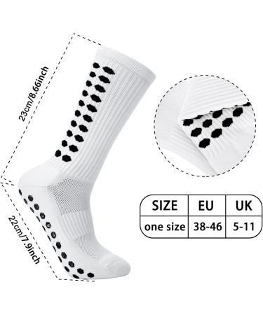 Buy Utensilsto 3 Pairs Grip Sports Socks for Men | Anti-Slide Football & Basketball Socks | Slipproof Soccer Socks (Size 39-46) - International Shipping Available - Buy Online on GoSupps.com