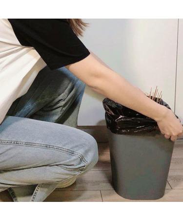 Drawstring Trash Bag Drawstring Trash Waste Kitchen Bags Anti-Drip Trash Can Liners Leak-Proof Garbage Bags for Home Office and Bedroom Fanelod 45*50 4.5g 75 Pieces Black - Buy Online on GoSupps.com