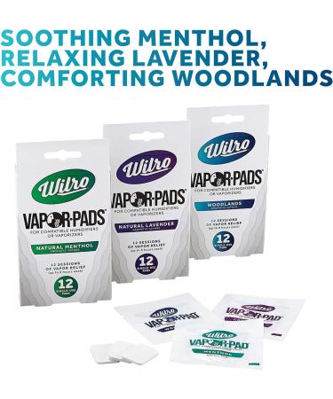 Wilro Woodlands Vapor Pads (6-Pack) Premium Natural Aromatherapy | International Shipping Available - Buy Online on GoSupps.com