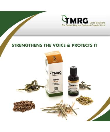 Power Enhanced Strength Vocal Cord Remedy - 100% Natural Herbal Voice Supplement (30ml) - TMRG Drops for Professionals | International Shipping Available - Buy Online on GoSupps.com