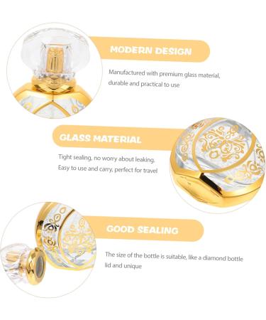 Housoutil Perfume Bottle Perfume Spray Bottle Short Spray Empty Atomizers Perfume Atomisers Refillable Mini Spray Bottle Refillable Cosmetic Containers Crystal Decorative Bottle Travel Glass - Buy Online on GoSupps.com