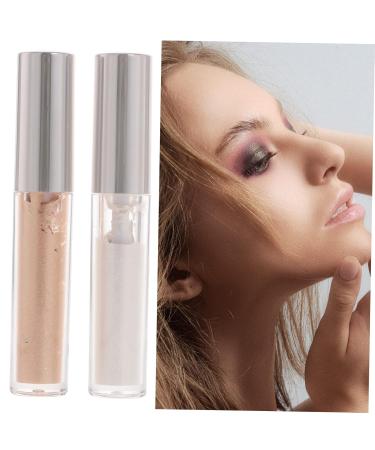 Shop Mikinona 2pcs Liquid Eyeshadow - Long Lasting White Glitter & Purple Makeup Stickers | International Shipping Available - Buy Online on GoSupps.com