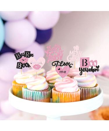 Keaziu 30 PCS Mean Girls Cupcake Toppers So Fetch Cupcake Thank You Next Picks Lipstick For Princess Theme Baby Shower Decorations Wedding Anniversary Kids Birthday Party Supplies Girls Pink 2 Pink 2 2024 - Buy Online on GoSupps.com